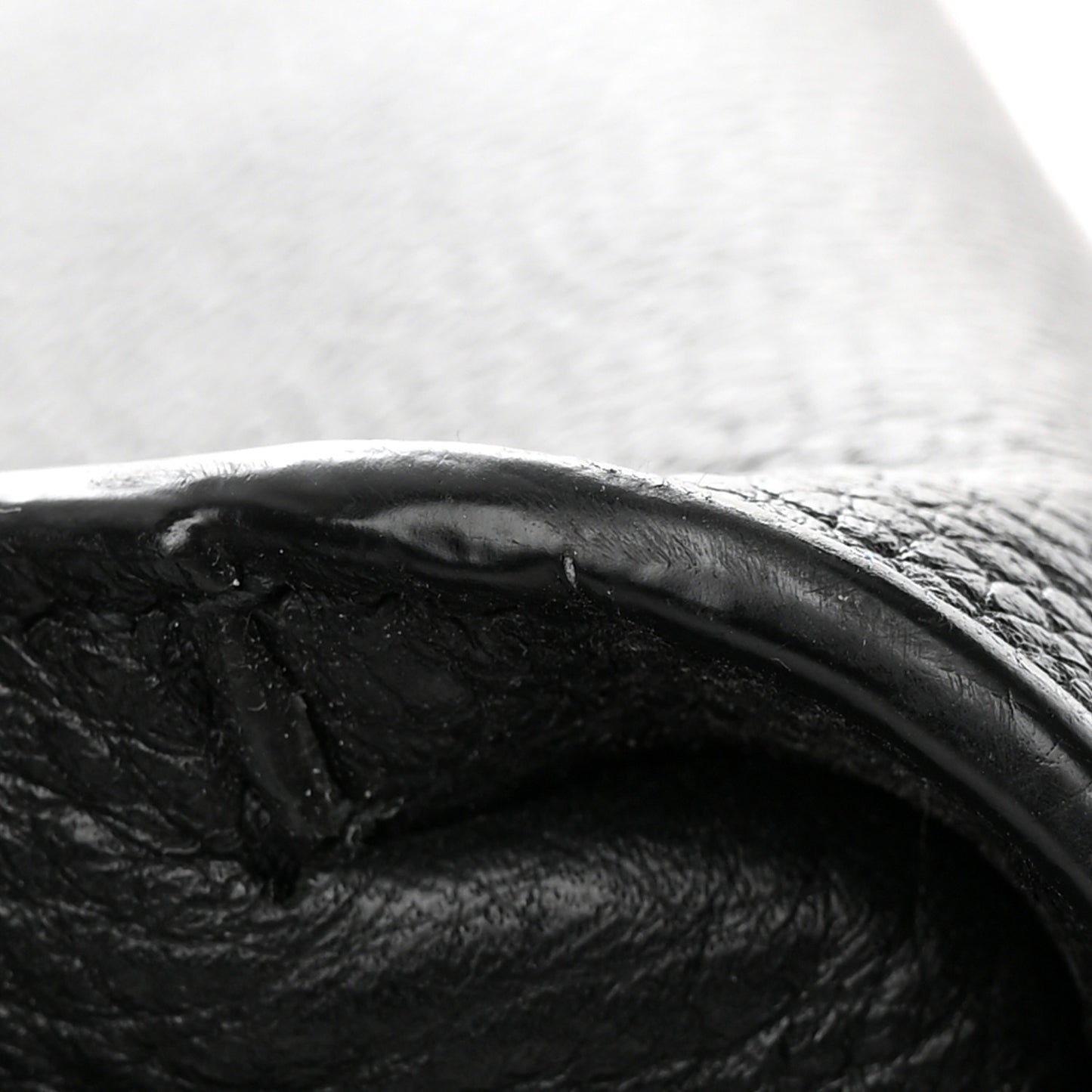 Grained Calfskin Baby Sac De Jour Souple Black