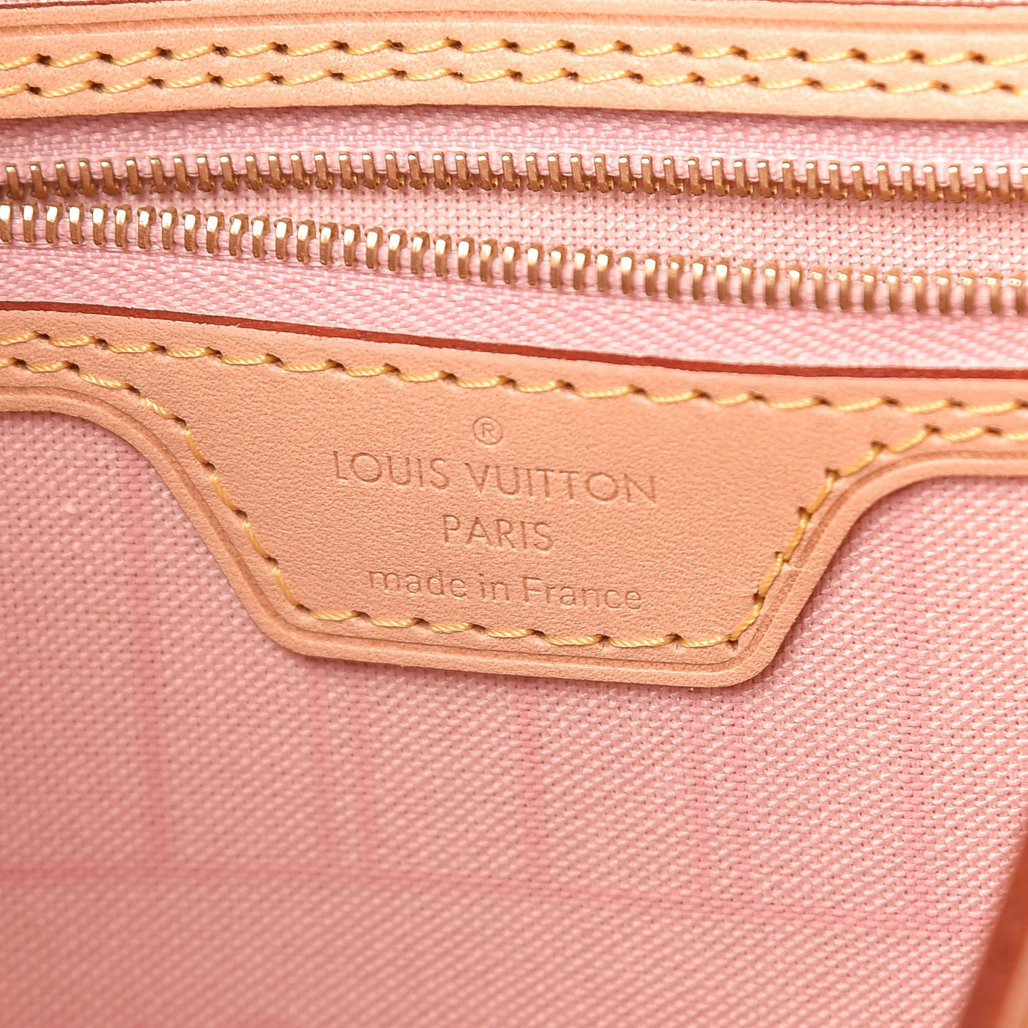 Damier Azur Neo Neverfull MM Rose Ballerine