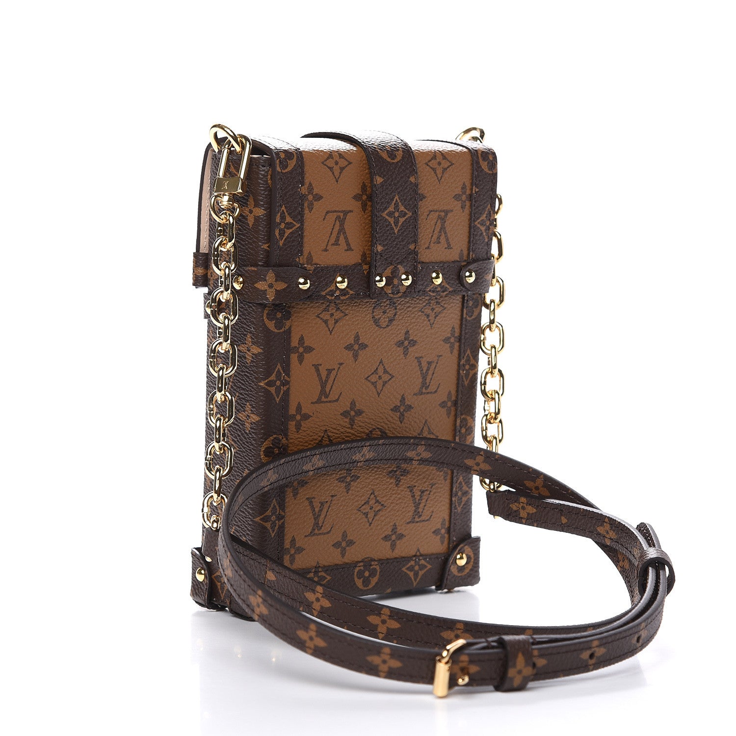 Louis Vuitton Reverse Monogram Pochette Trunk Verticale 3 of 8