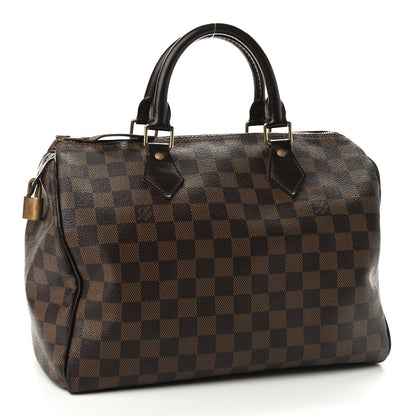 Louis Vuitton Damier Ebene Speedy 30 3 of 9