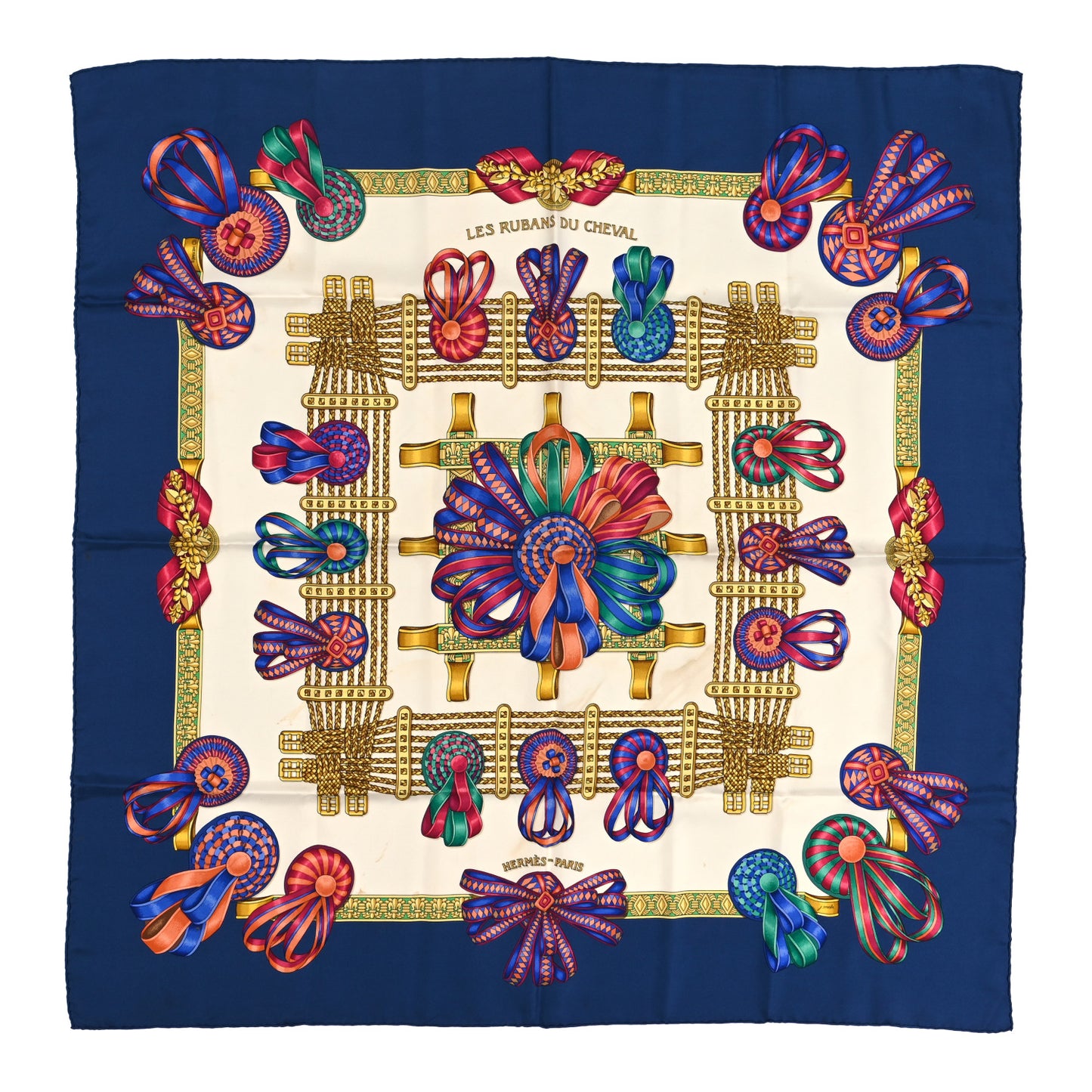 Silk Les Rubans Du Cheval Scarf 90