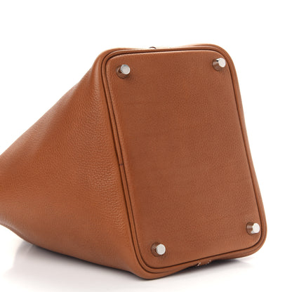Hermes Barenia Faubourg Picotin Lock 18 PM Fauve 8 of 9