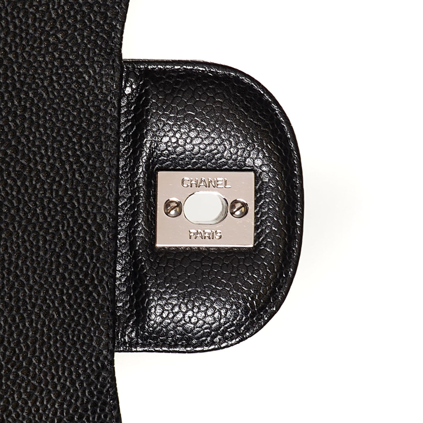 Caviar Quilted Jumbo Single Flap Black