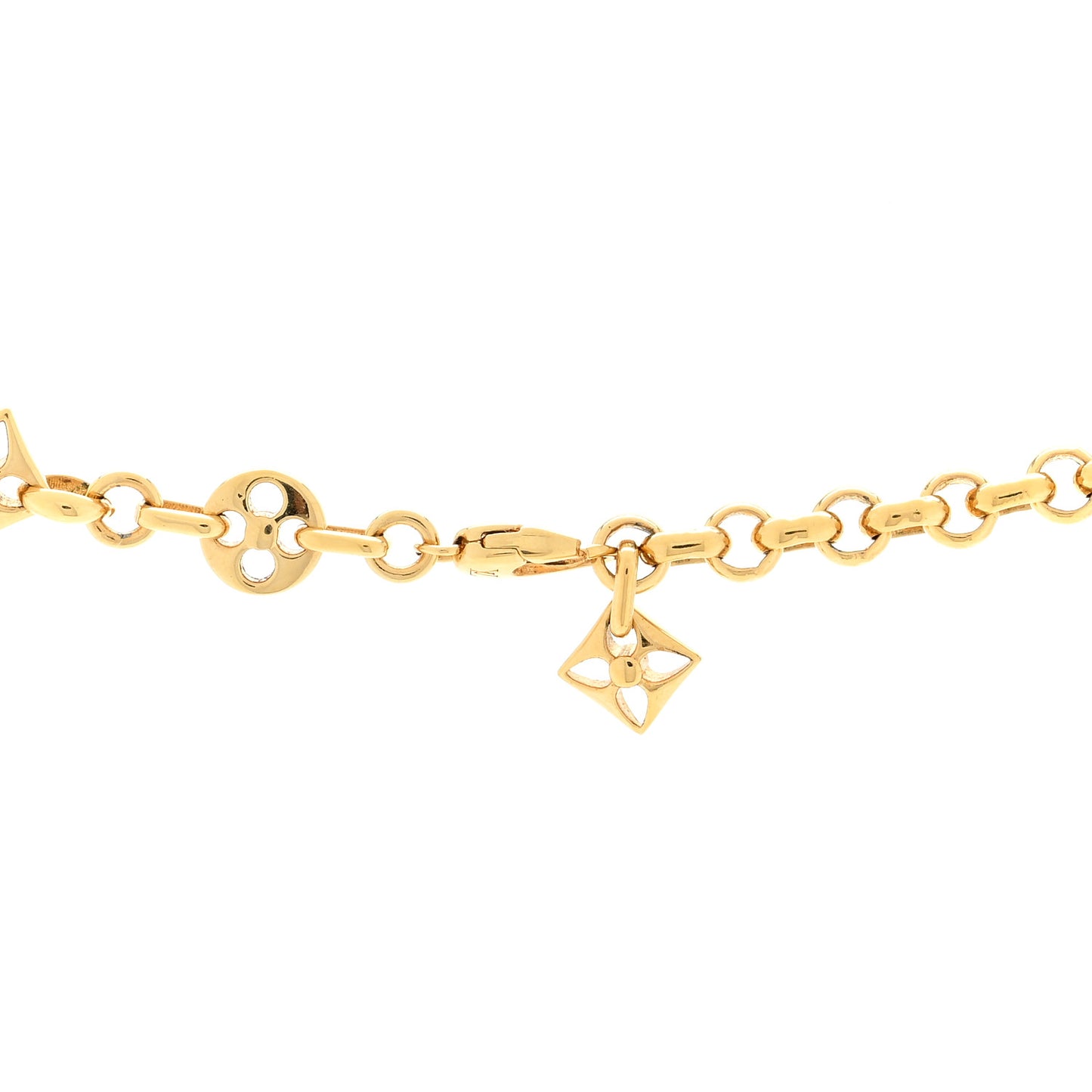 Metal Crazy in Lock Necklace Gold