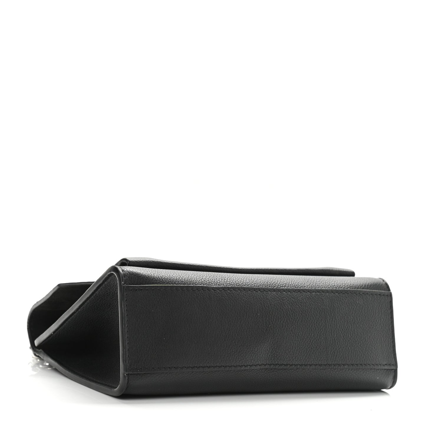 Soft Calfskin Mylockme Chain Bag BB Black
