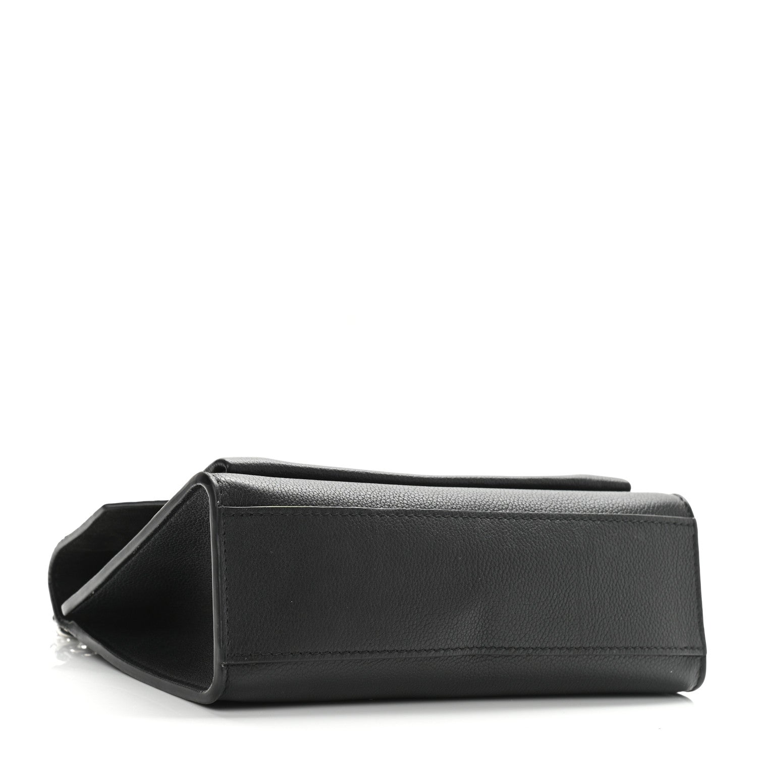 Louis Vuitton Soft Calfskin Mylockme Chain Bag BB Black 4 of 8