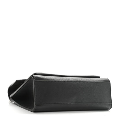 Louis Vuitton Soft Calfskin Mylockme Chain Bag BB Black 4 of 8