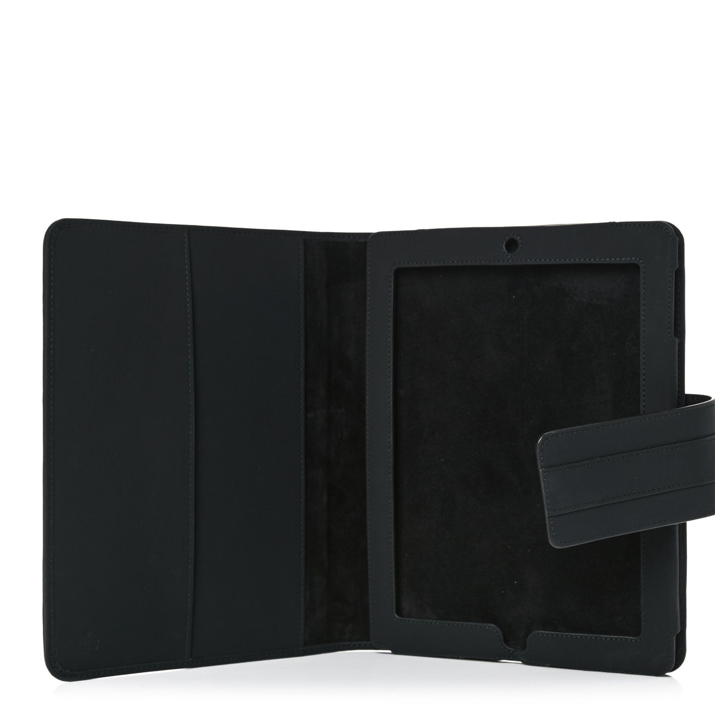Rubber Guccissima Web Ipad Case Black