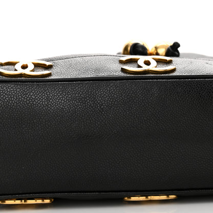 Chanel Caviar CC Drawstring Shoulder Bag Black 15 of 20