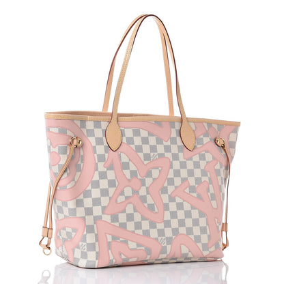 Louis Vuitton Damier Azur Tahitienne Neverfull MM 3 of 8