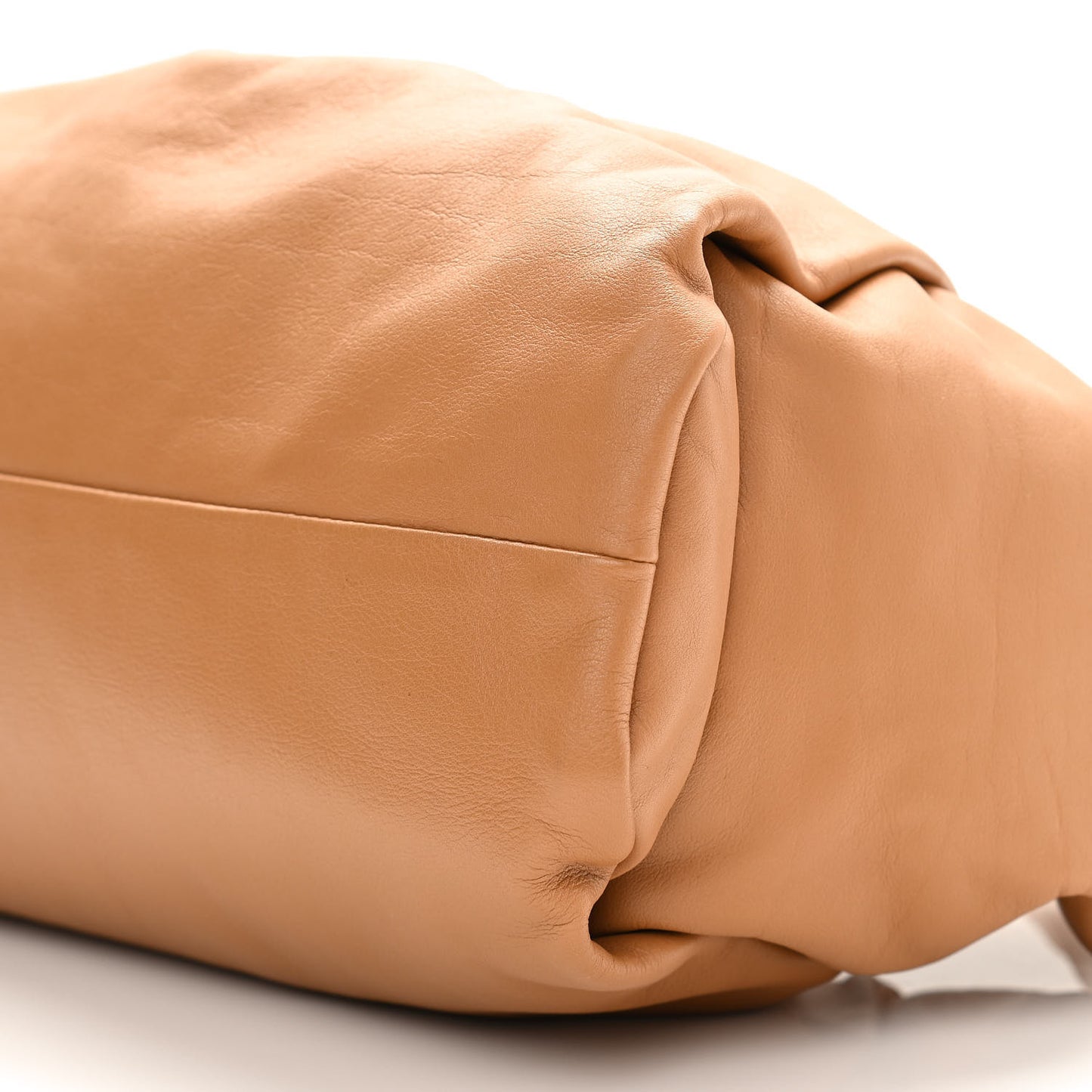 Smooth Butter Calfskin Small The Shoulder Pouch Teak