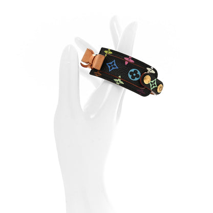 Louis Vuitton Monogram Multicolor Address Wish Bracelet Black 2 of 5