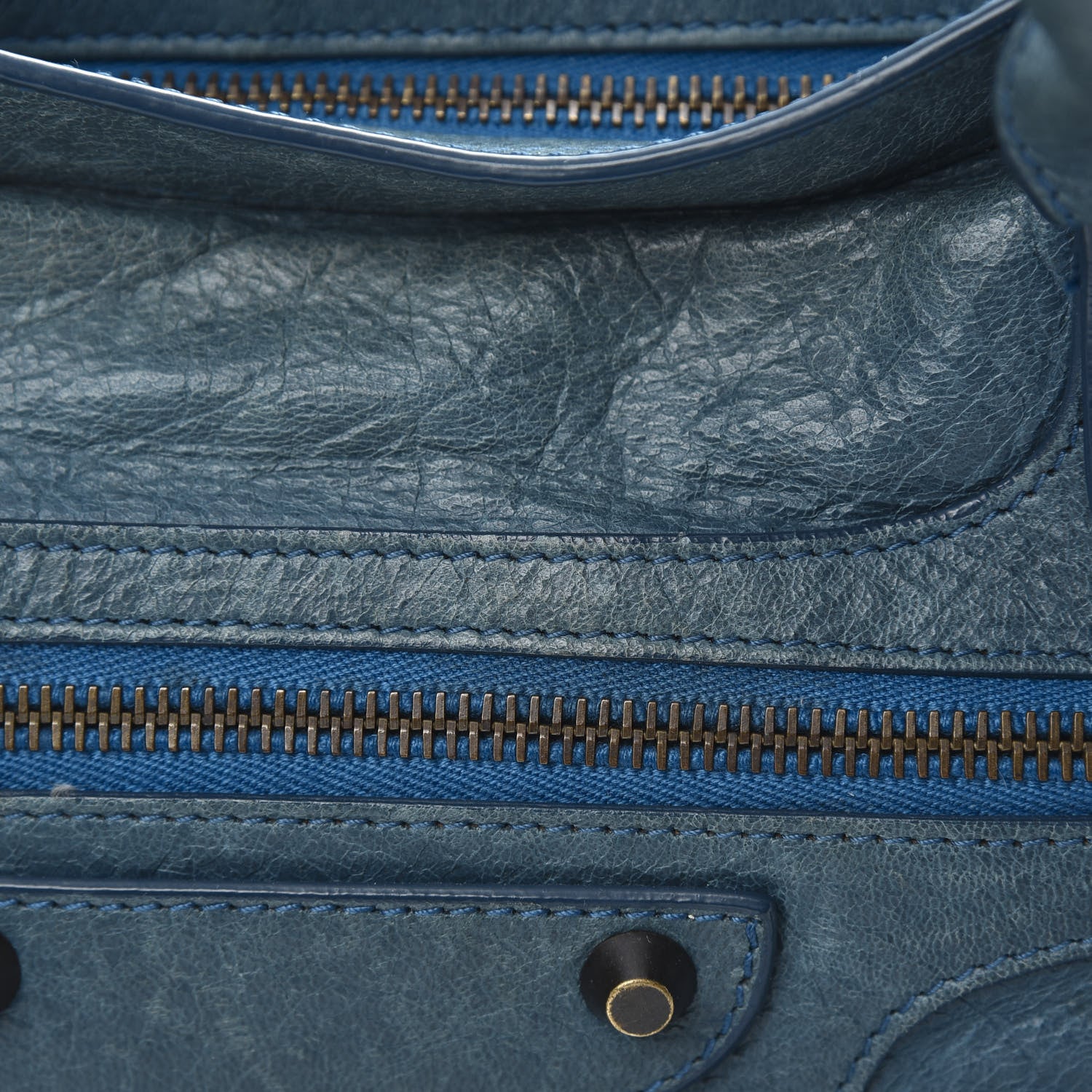 Balenciaga Agneau Classic Hardware City Bleu Cobalt Bleu Electric 15 of 15