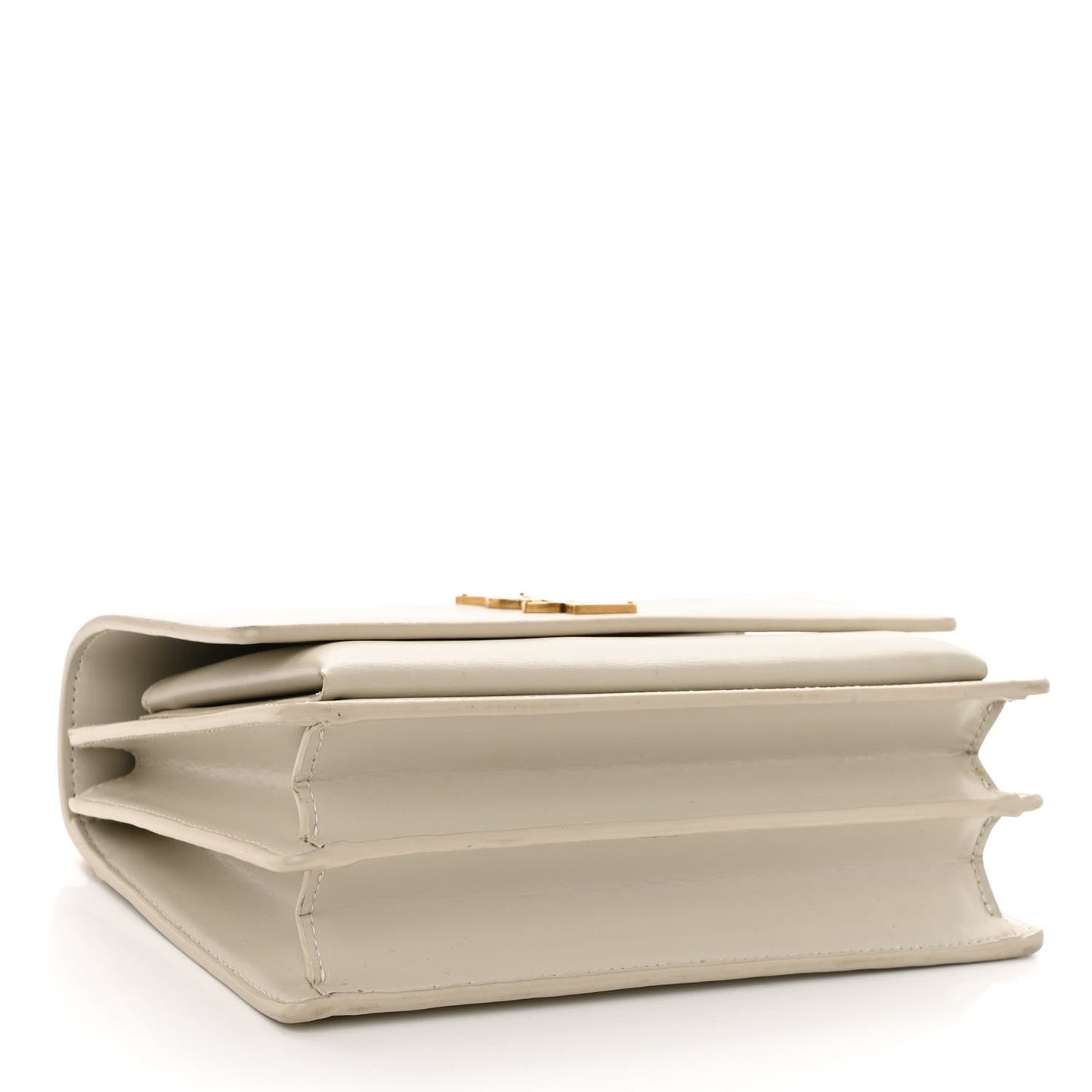 Smooth Calfskin Medium Monogram Sunset Satchel Blanc Vintage