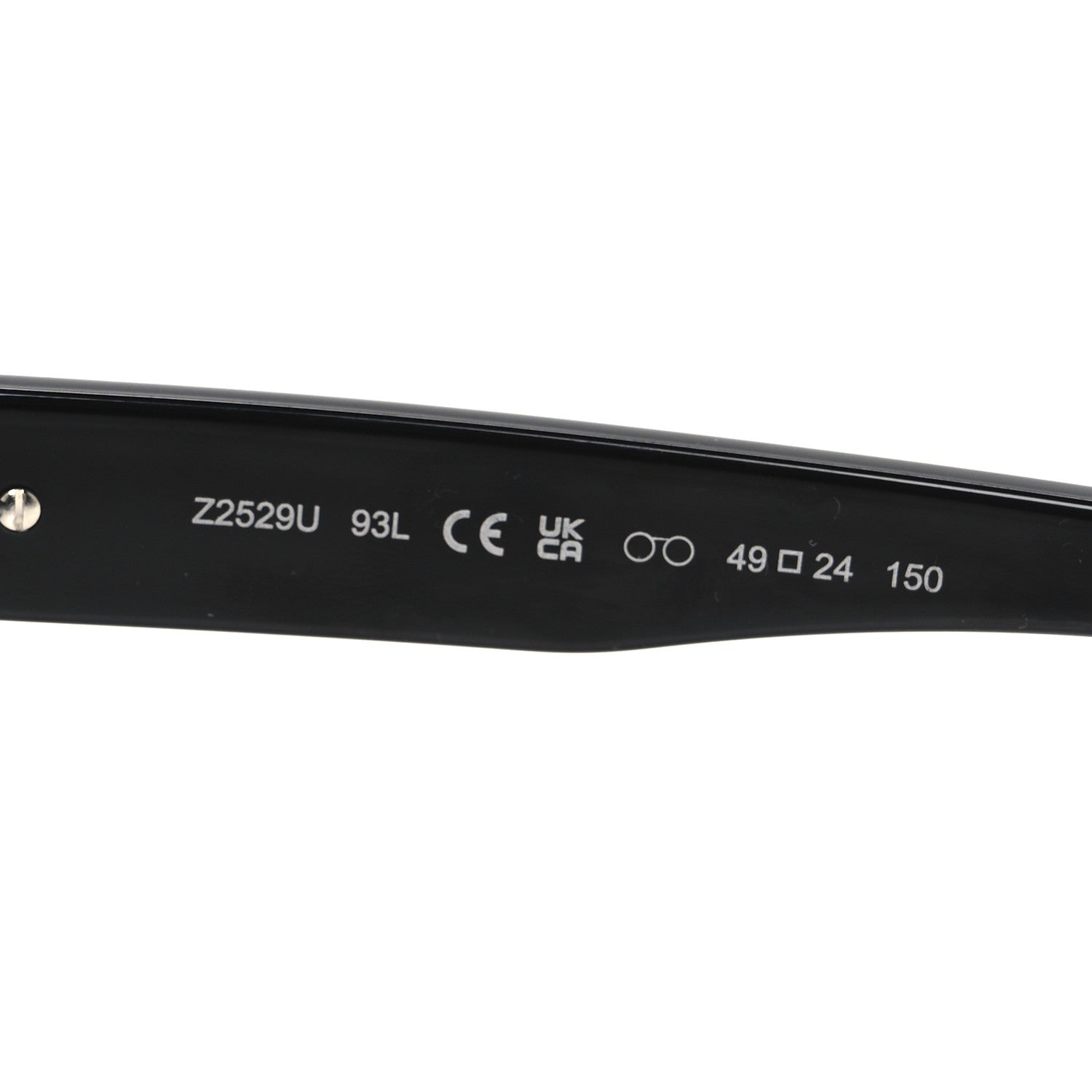 Louis Vuitton Acetate LV Arabesque Sunglasses Z2529U Black 6 of 7