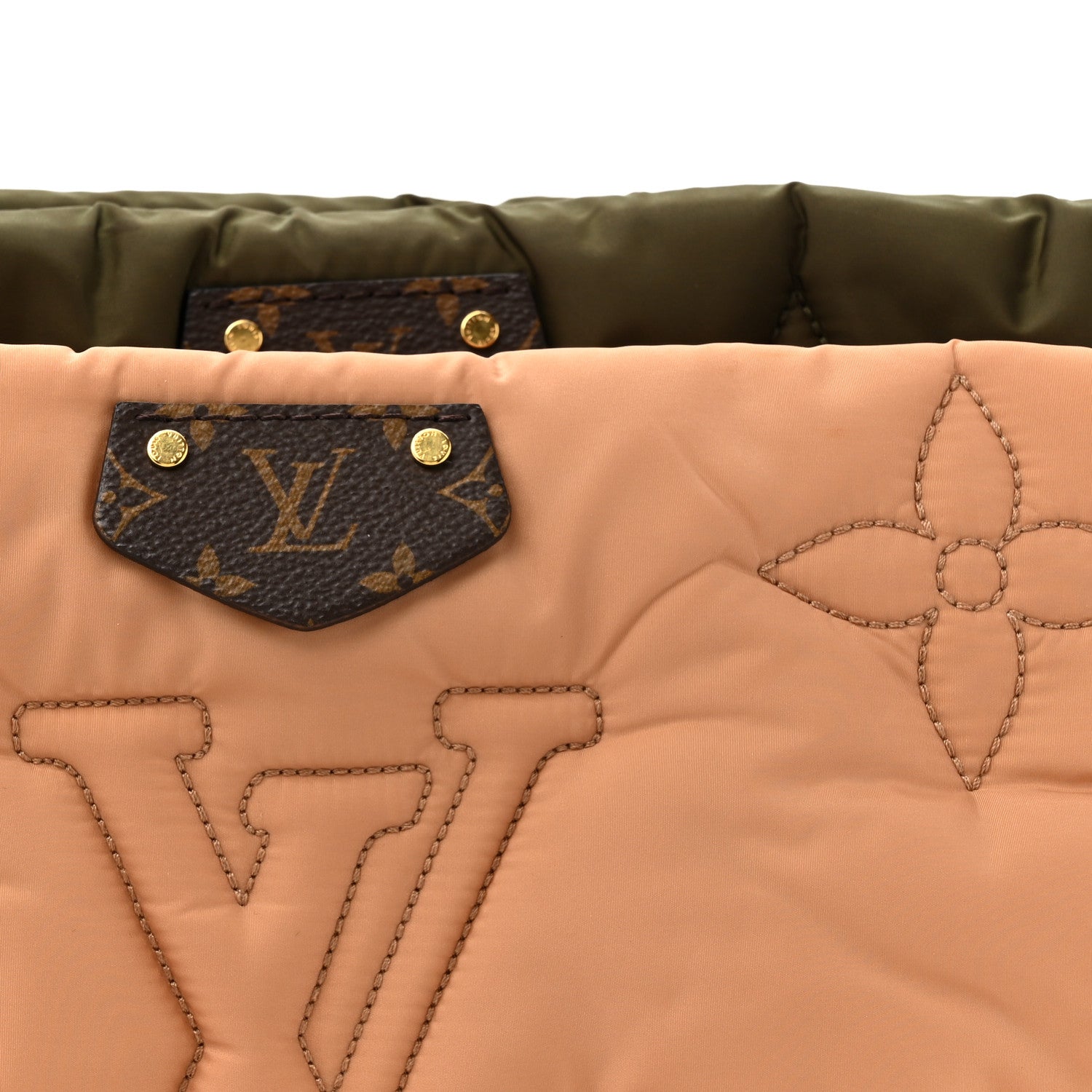 Louis Vuitton Econyl Monogram Pillow Maxi Multi Pochette Accessories Kaki Beige 8 of 12