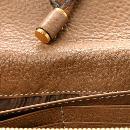 Chloe Calfskin Marcie Continental Flap Wallet Nut 7 of 10