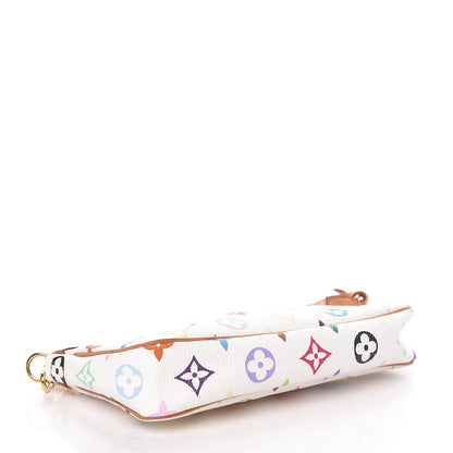 Louis Vuitton Monogram Multicolor Pochette Accessories White 4 of 11