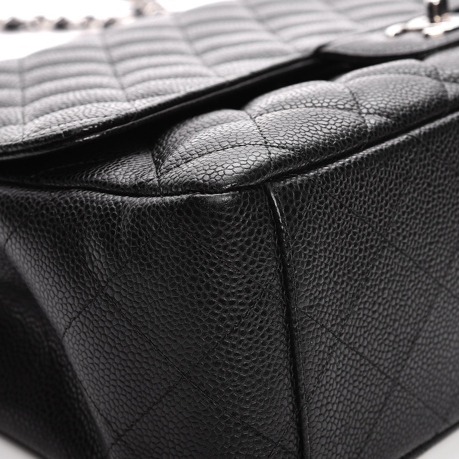 Chanel Caviar Quilted Maxi Single Flap Black 8 of 8