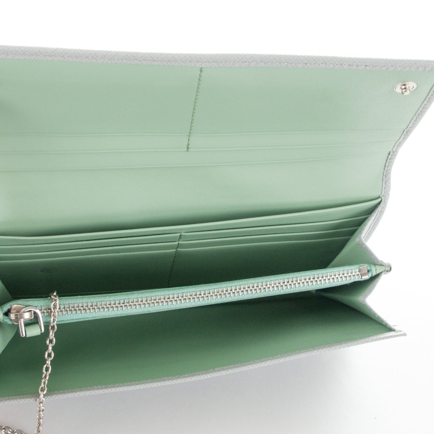 Saffiano Colour Continental Flap Wallet Granito Acquamarina