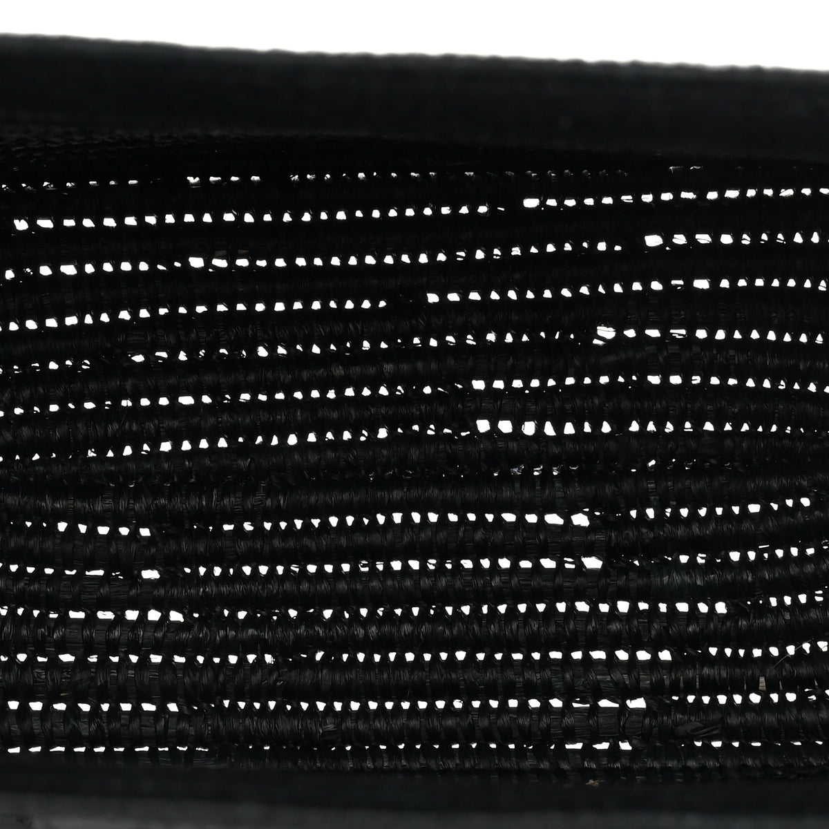 Loewe Raffia Square Small Basket Tote Bag Black 5 of 10