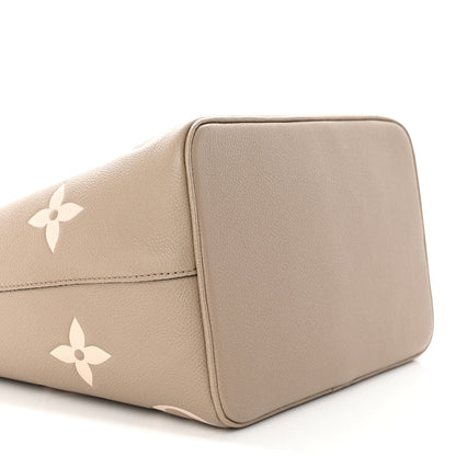 Louis Vuitton Empreinte Monogram Giant Neonoe MM Tourterelle Creme 10 of 13