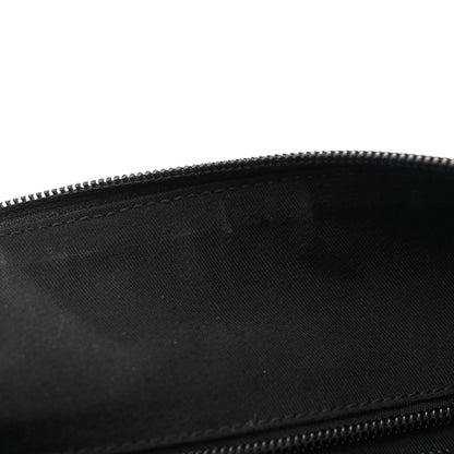 Gucci Monogram Calfskin Perforated Medium Flat Messenger Bag Black 12 of 12