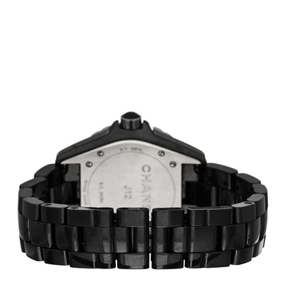 Chanel Stainless Steel Ceramic 38mm J12 Automatic Watch Black 3 of 5
