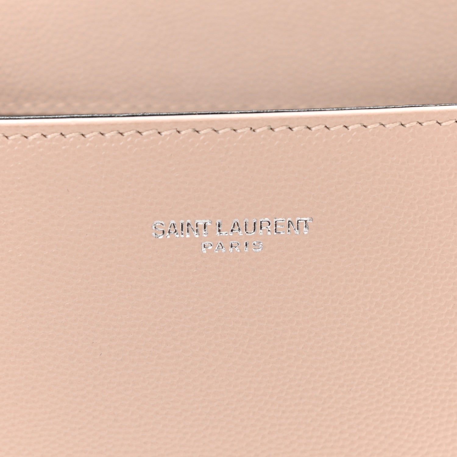 Saint Laurent Grain de Poudre Mini Classic Monogram Cassandra Top Handle Marble Pink 6 of 9
