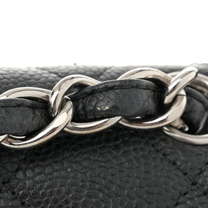 Chanel Caviar Quilted Maxi Single Flap Black 11 of 12