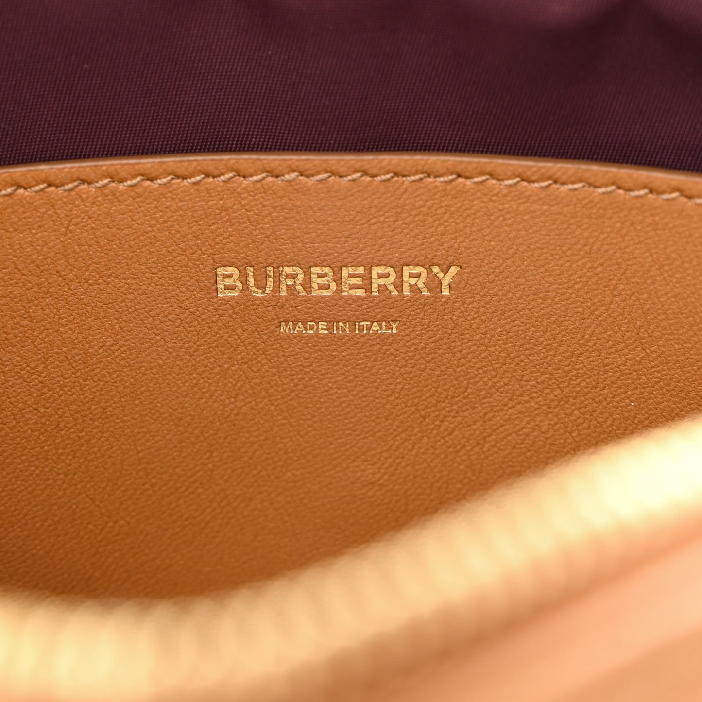 Lambskin Quilted Small Lola Camera Bag Maple Brown