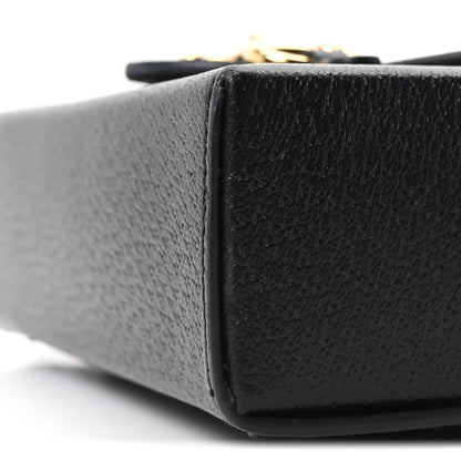 Gucci Calfskin Horsebit 1955 Shoulder Bag Black 9 of 10