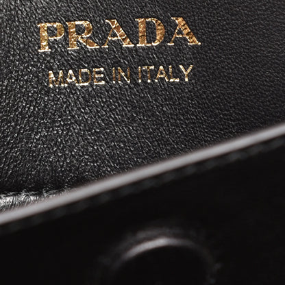 Prada Saffiano Cuir Medium Bi-Color Double Bag Palissandro Black 6 of 8