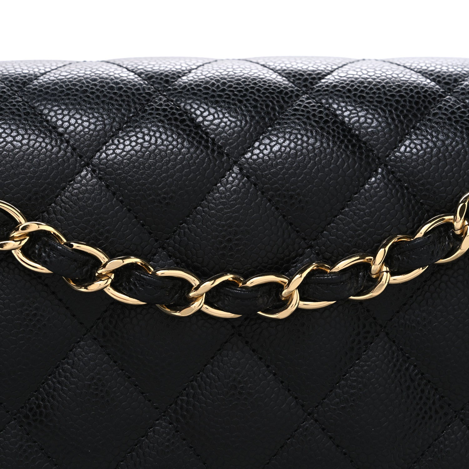 Chanel Caviar Quilted Jumbo Double Flap Black 8 of 10