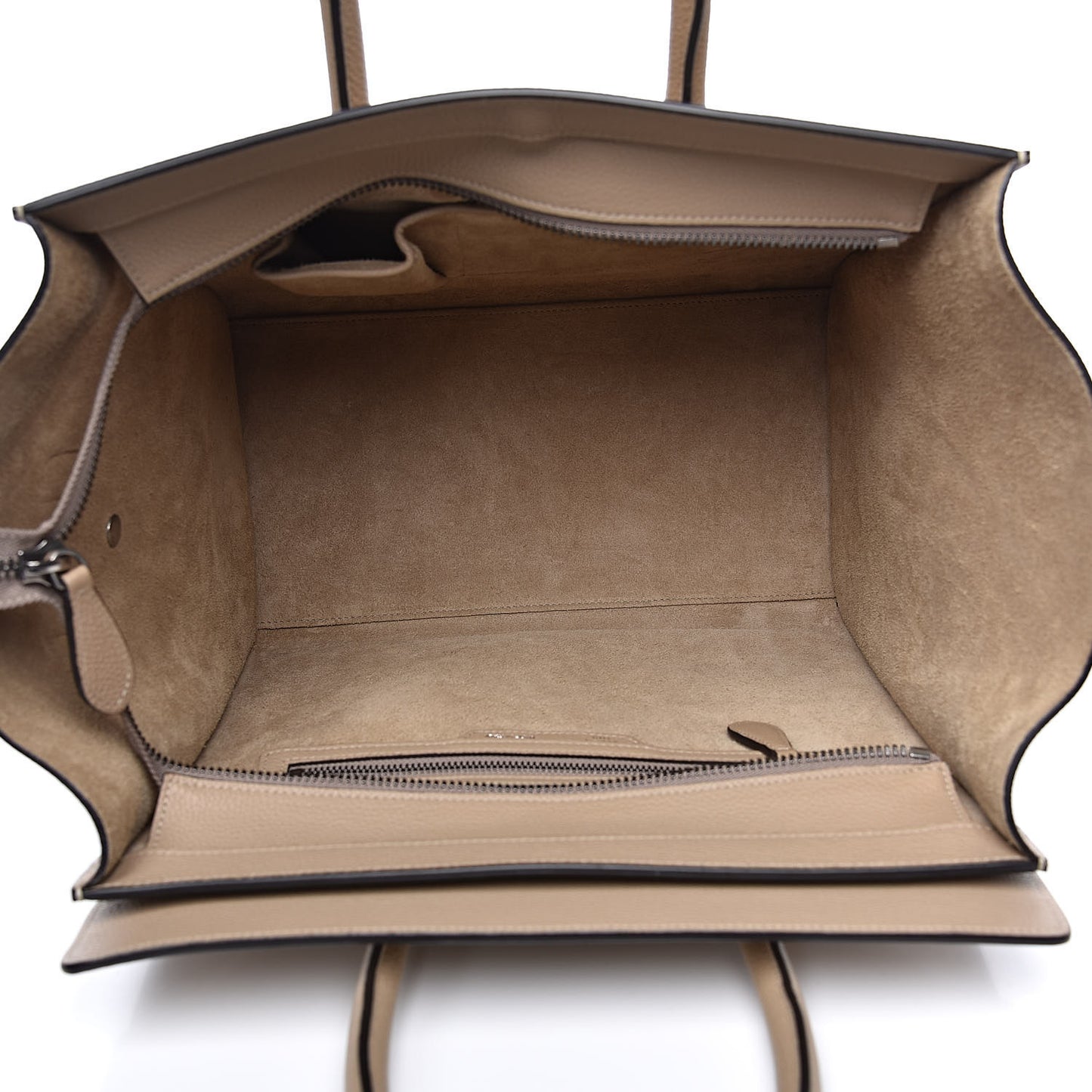 Drummed Calfskin Mini Luggage Dune