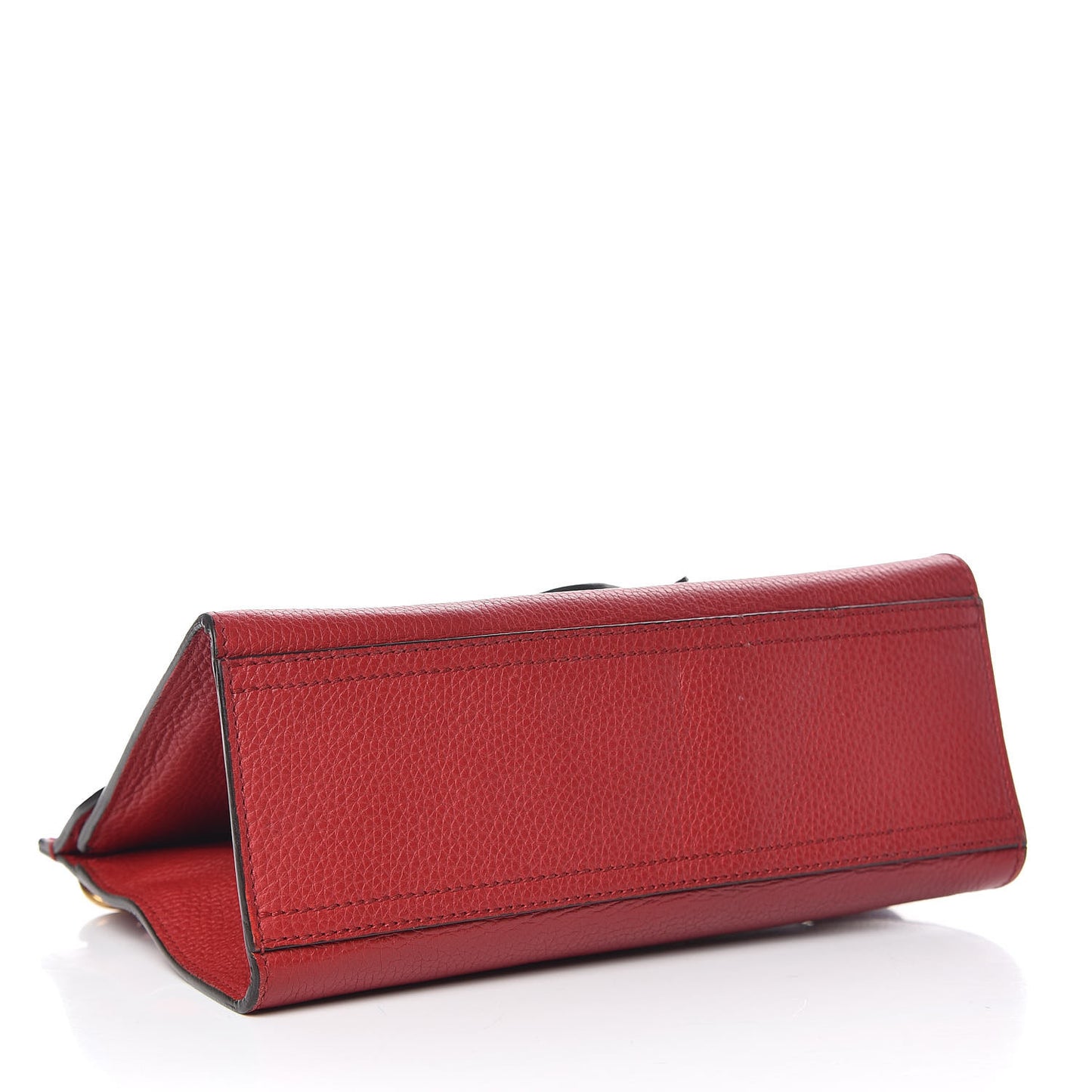 Calfskin Mini GG Marmont Top Handle Bag Vulcanic Red