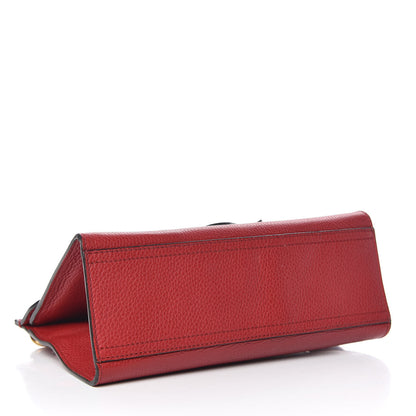 Gucci Calfskin Mini GG Marmont Top Handle Bag Vulcanic Red 4 of 24
