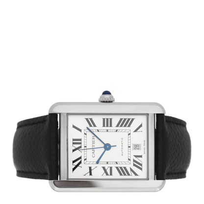 Cartier Stainless Steel Calfskin 31mm Tank Solo Automatic Watch 2 of 5