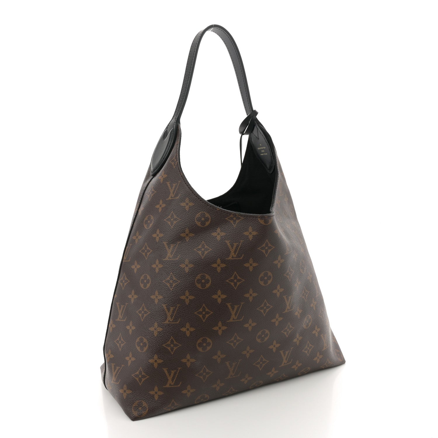 Louis Vuitton Monogram Flower Hobo Black 3 of 11