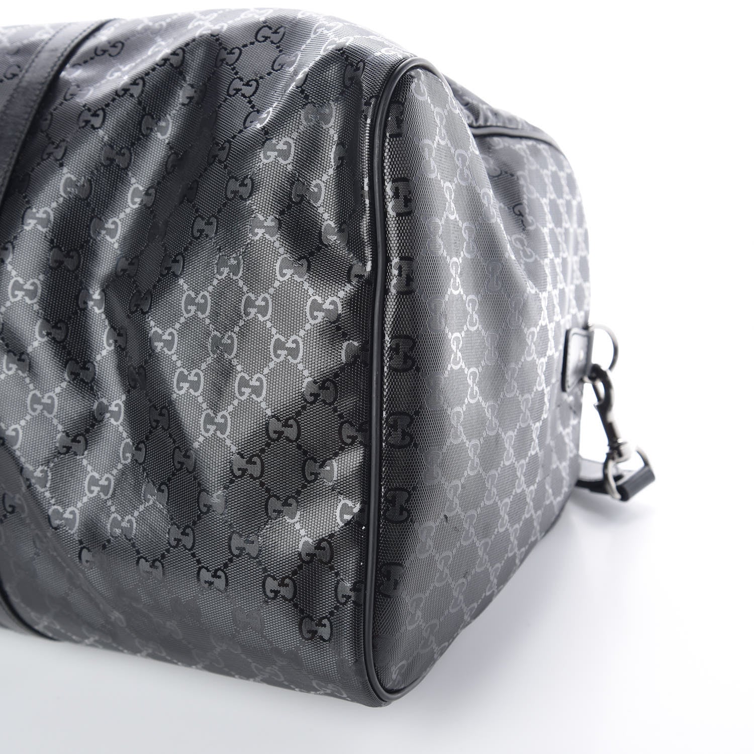 Gucci Imprime Monogram Large Carry On Duffle Black 5 of 9