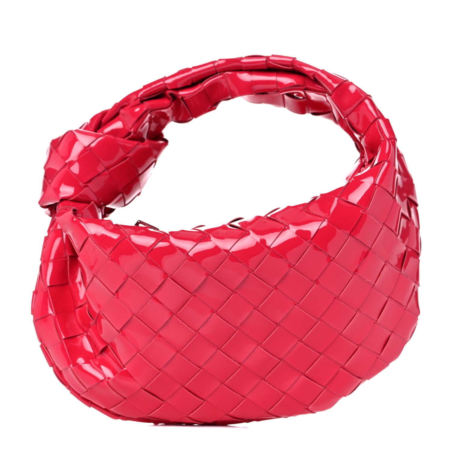 Bottega Veneta Patent Nappa Intrecciato Mini Jodie Candy Stripe 1 of 8