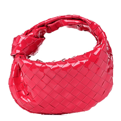Bottega Veneta Patent Nappa Intrecciato Mini Jodie Candy Stripe 1 of 8