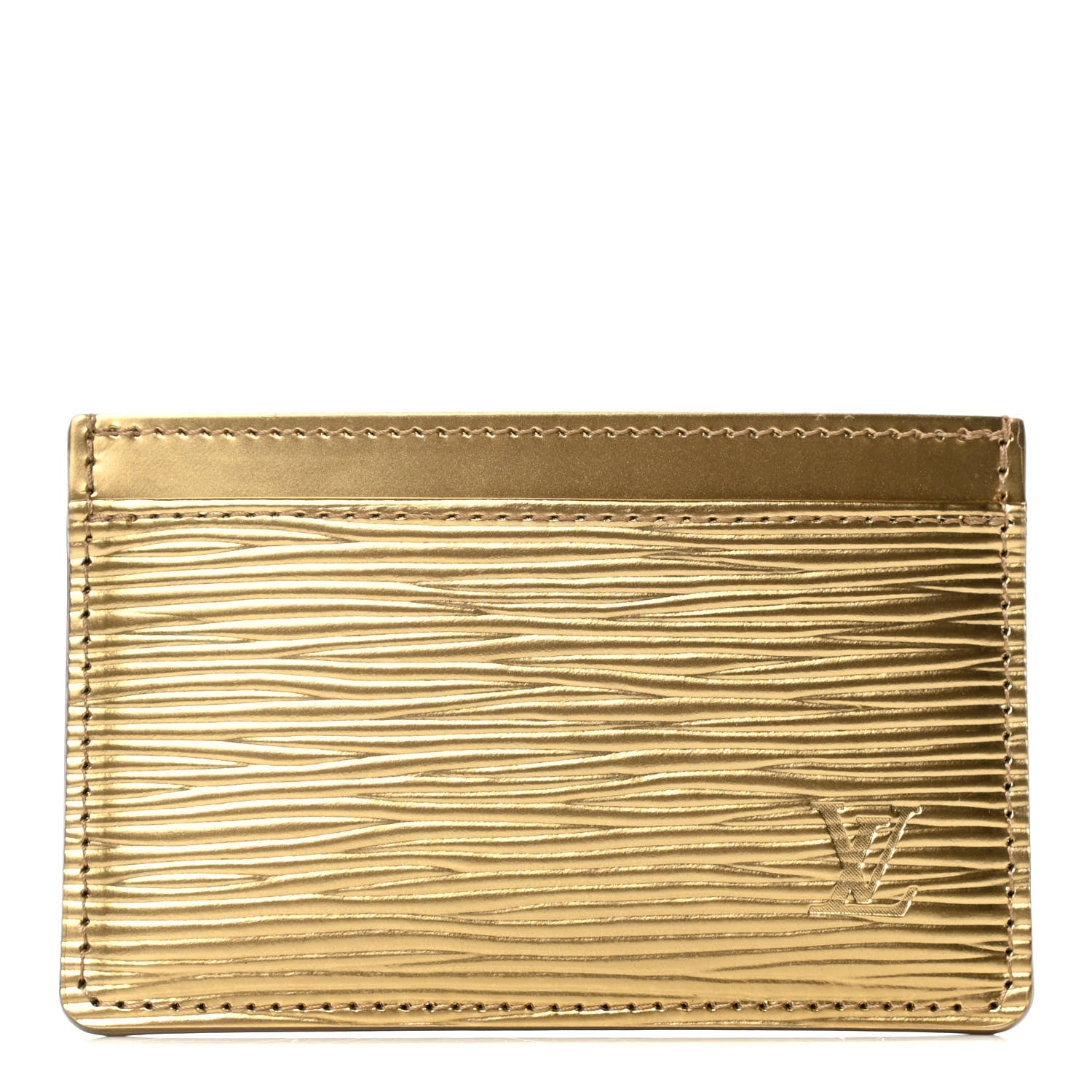 Louis Vuitton Epi Card Holder Gold 1 of 5