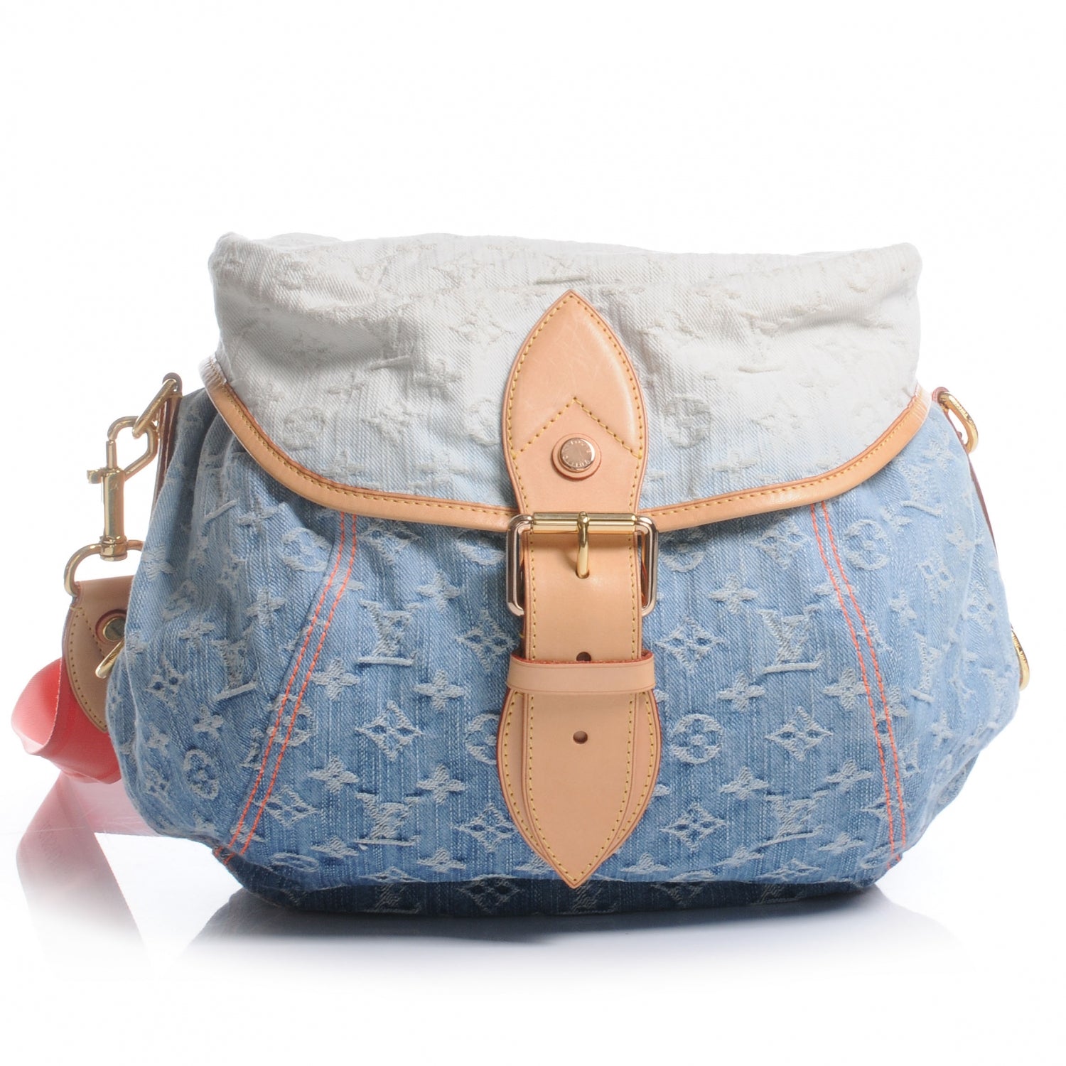 Louis Vuitton Denim Sunshine Messenger Blue 1 of 8