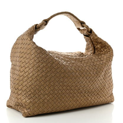 Bottega Veneta Chevre Intrecciato Sloane Hobo Ottone 2 of 11