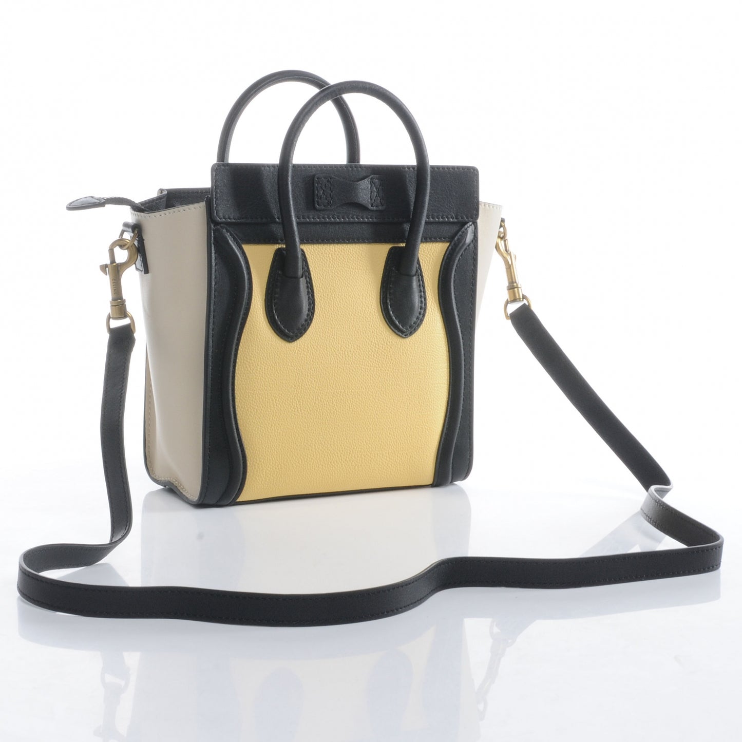 Smooth Calfskin Nano Tri-Color Luggage