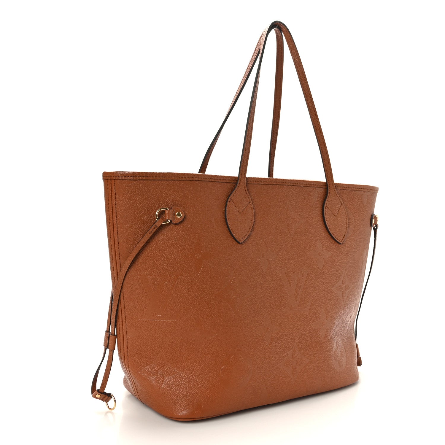 Louis Vuitton Empreinte Monogram Giant Neverfull MM Cognac 4 of 9