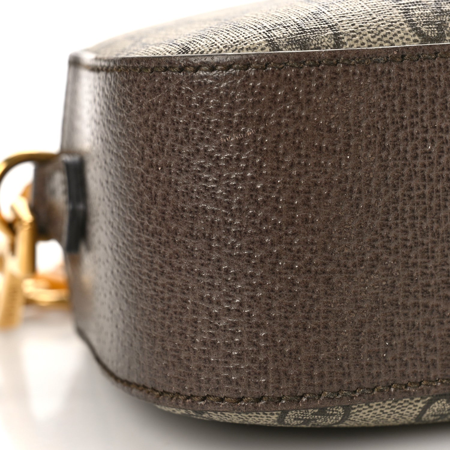 Gucci GG Supreme Monogram Web Neo Vintage Shoulder Bag Beige New Acero Crop 8 of 10