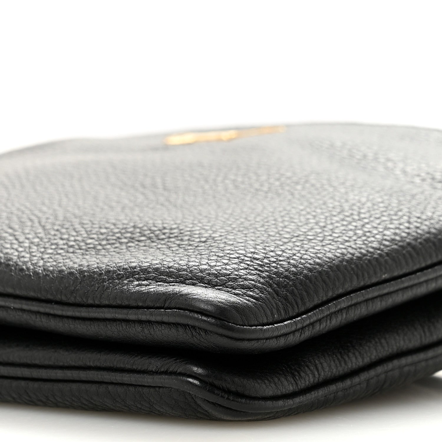 Prada Vitello Daino Double Zip Crossbody Bag Black 12 of 14