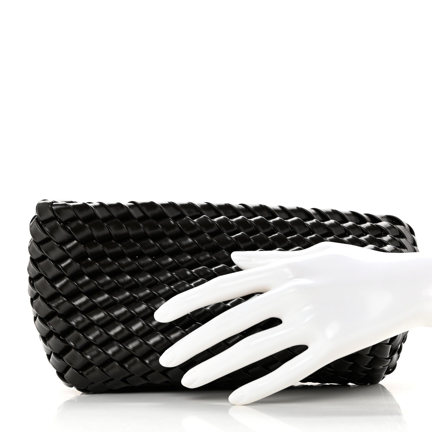Bottega Veneta Nappa Intrecciato Slanted Clutch Fondant 2 of 7
